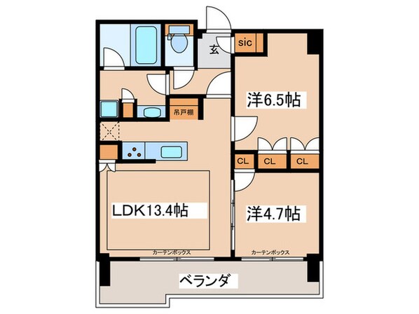 THE YOKOHAMA FRONT TOWERの物件間取画像